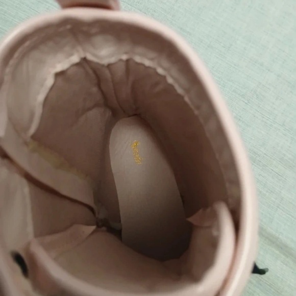 SHEIN Glossy Pink Combat Boots - Picture 5 of 5